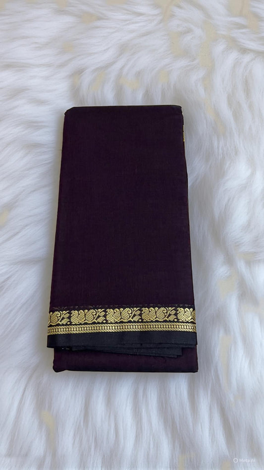 Cofee Raaga Narayanpeth Cotton Saree | With Unstitched Blouse Piece For Women