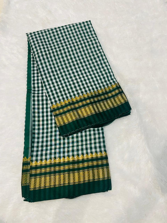 GreenTana checks Ilkal Saree