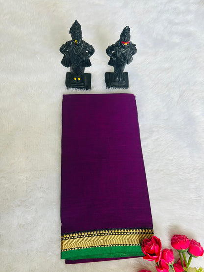 Akira Narayanpeth Cotton Saree | With Unstitched Blouse Piece For Women