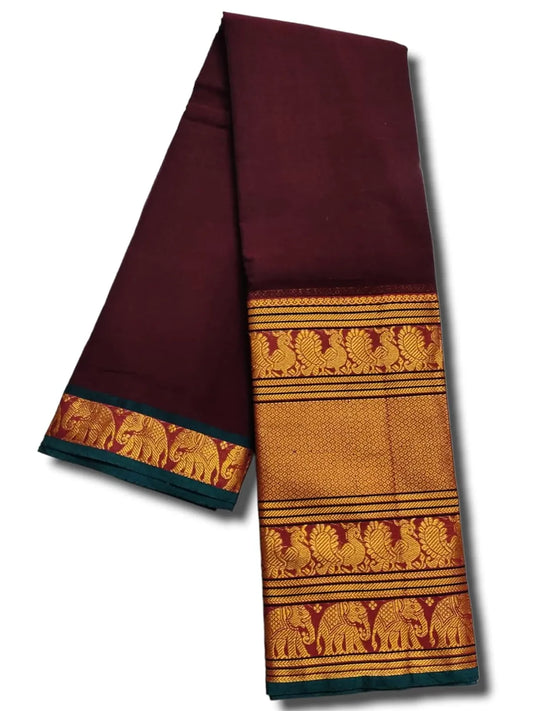 Ayodhya Narayanpeth Cotton Saree | With Unstitched Blouse Piece For Women