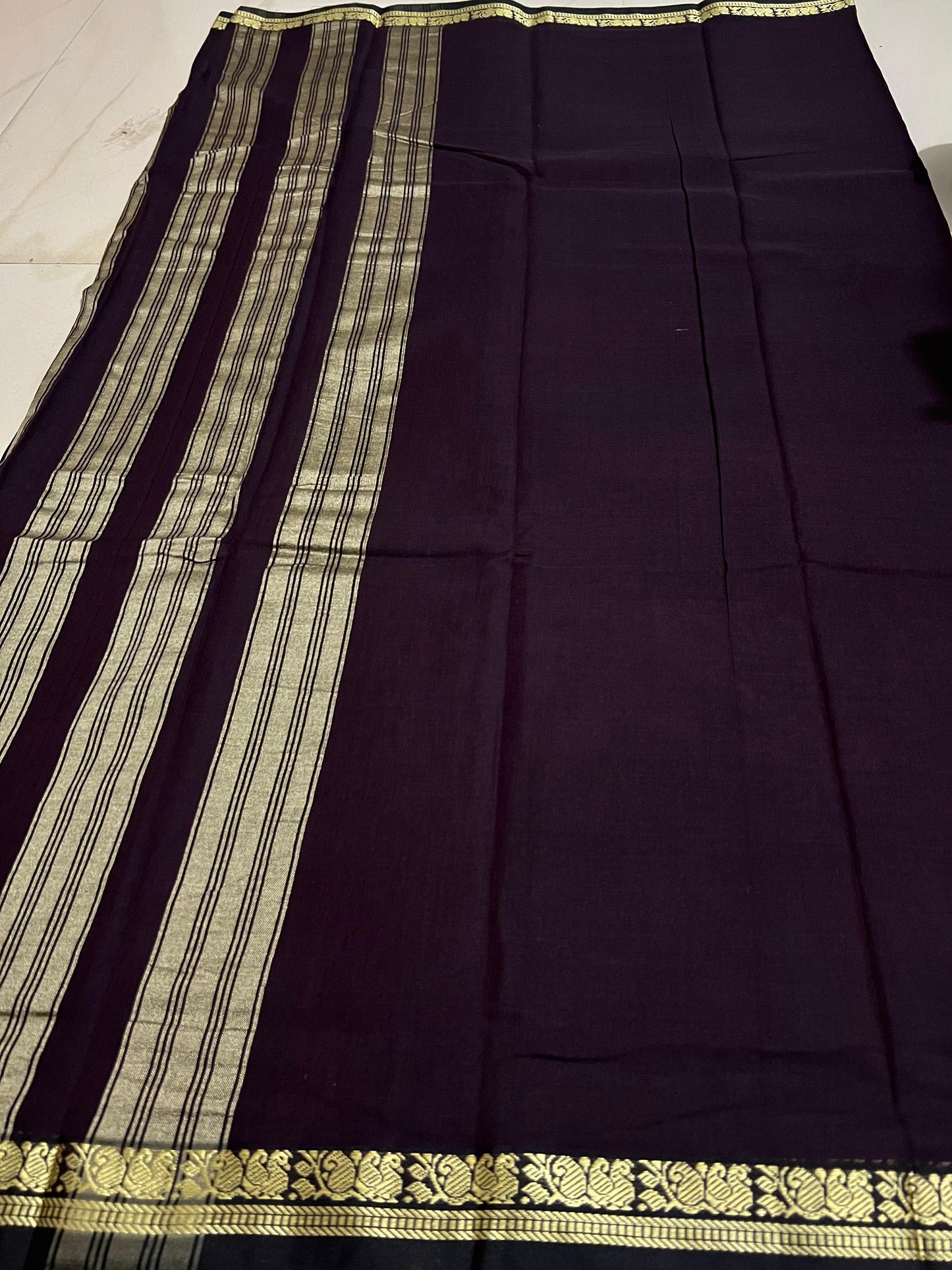 Cofee Raaga Narayanpeth Cotton Saree | With Unstitched Blouse Piece For Women