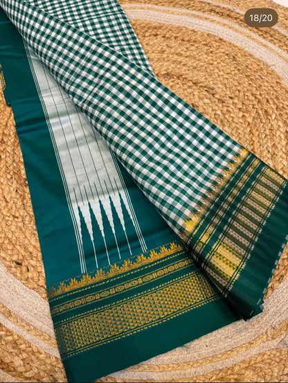 GreenTana checks Ilkal Saree