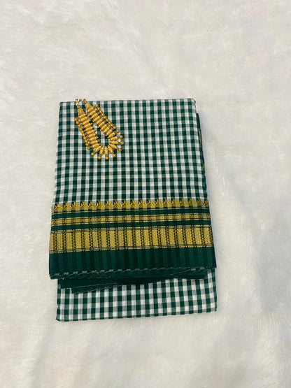 GreenTana checks Ilkal Saree