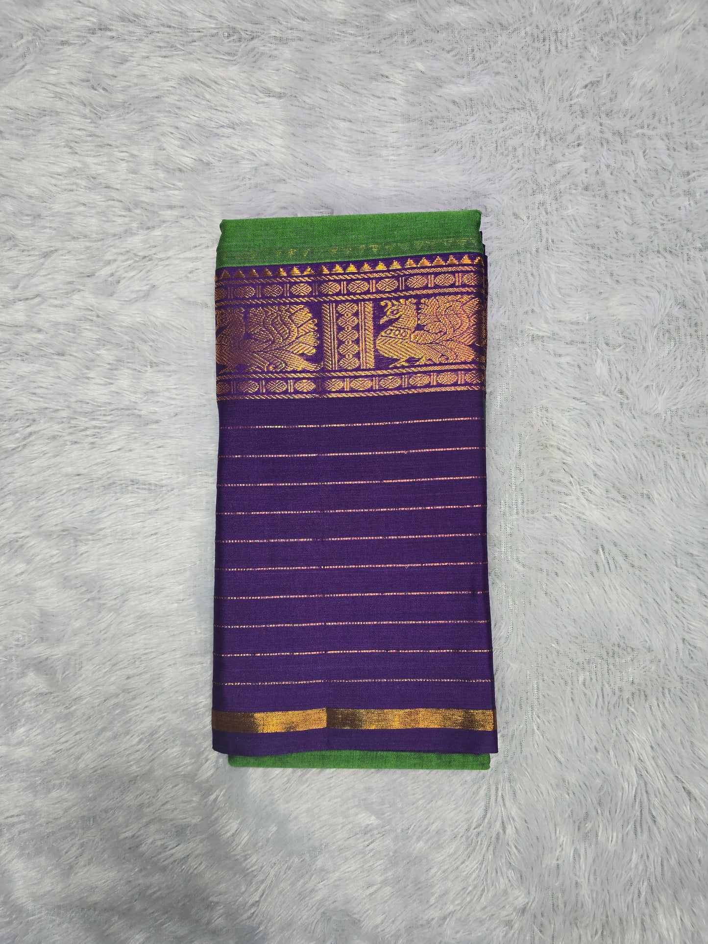 Royal Green Nalini Narayanpeth Cotton Saree